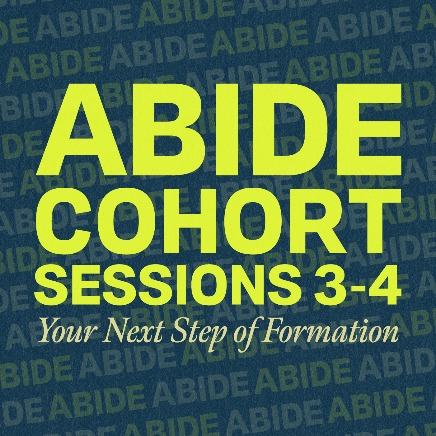 Ep. 80 - Abide 2026 Cohorts: Session 3 & 4 episode artwork