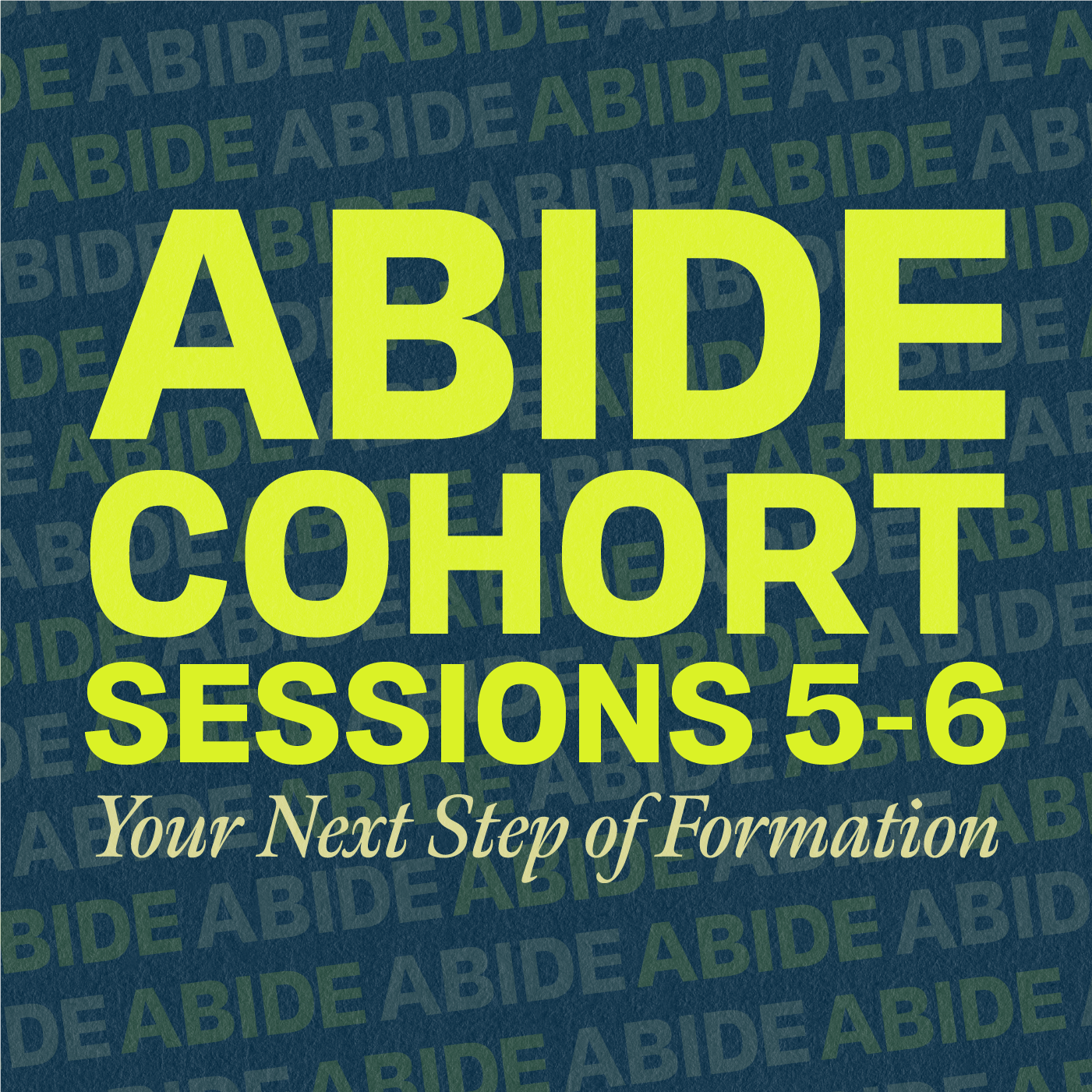 Ep. 81 - Abide 2026 Cohorts: Session 5 & 6 episode artwork