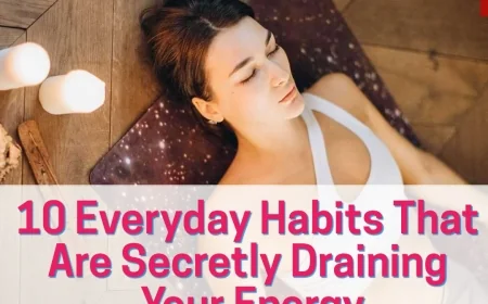 10 Everyday Habits That Are Secretly Draining Your Energy