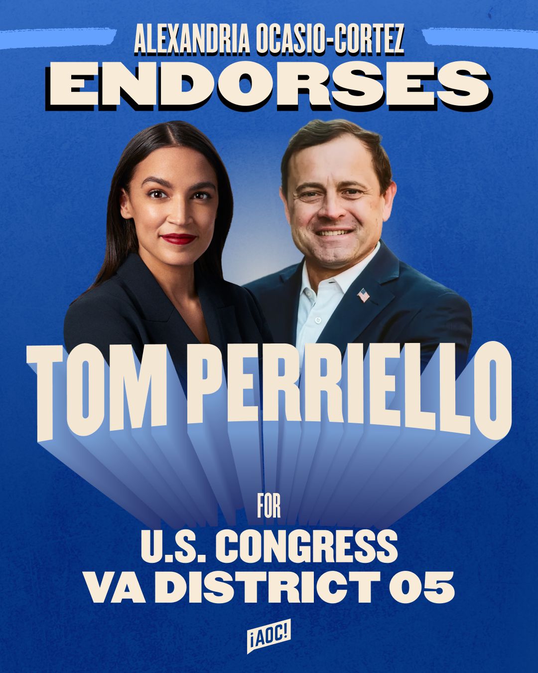 AOC endorses Tom Perriello!