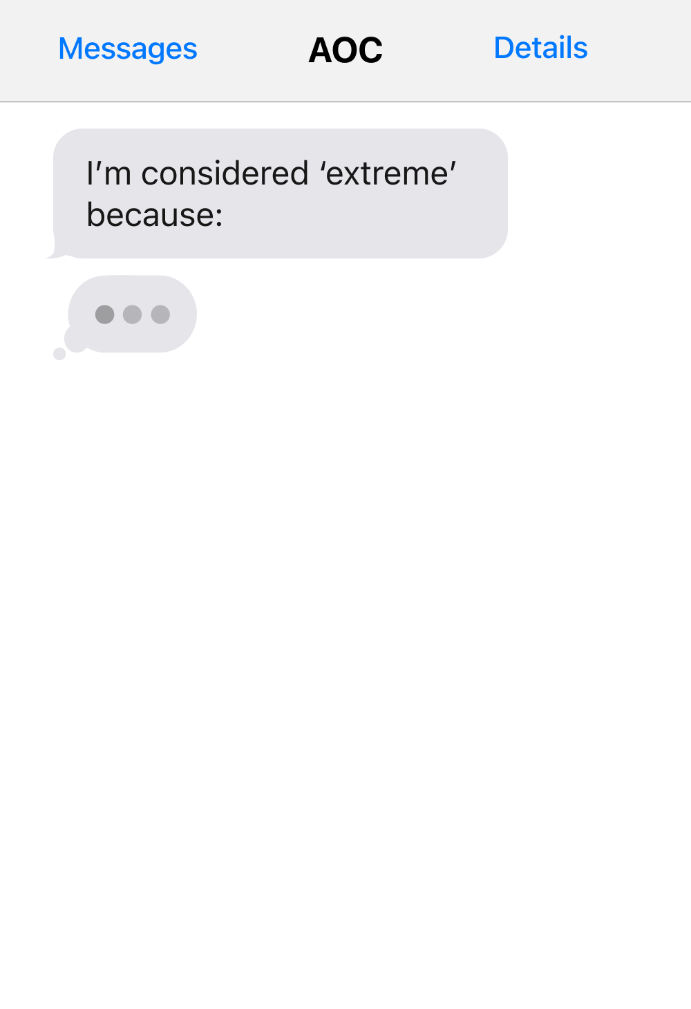 I'm considered 'extreme' because: I believe in Medicare for All. I authored the Green New Deal. I operate independently from either party's establishment. My campaign is funded entirely by small-dollar donations. I am the youngest woman in U.S. history to be elected to Congress. If you can, will you chip in $5 to power our fight for progress?