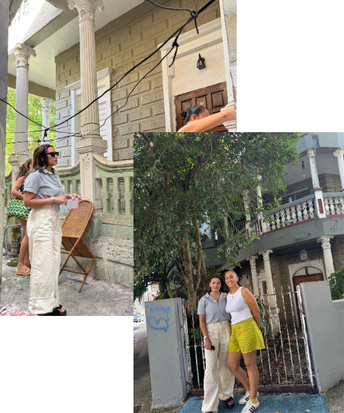 Alexandria at La Base Comunitaria yesterday, in Santurce, Puerto Rico