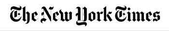 New York Times headline: