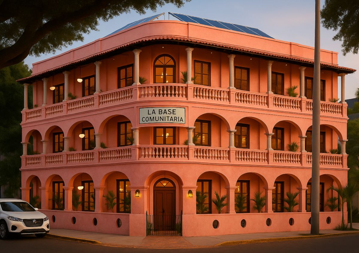 A rendering of La Base Comunitaria after Activate PR finalizes ownership and makes improvements.