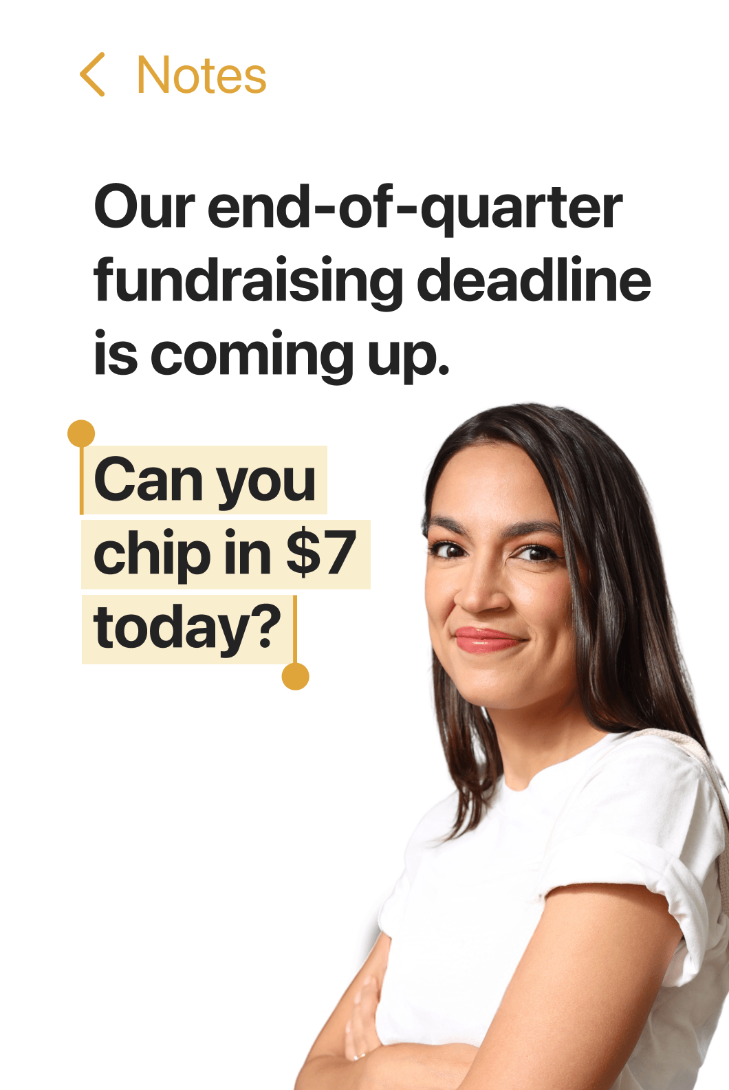 Our end-of-quarter fundraising deadline is coming up. Can you chip in $7 today?