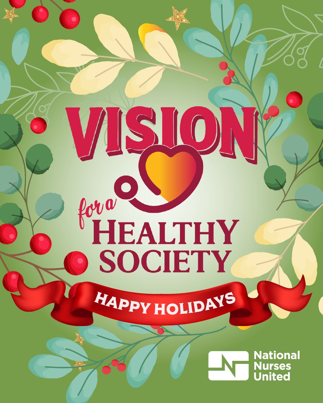 Vision for a Healthy Society. Happy Holidays