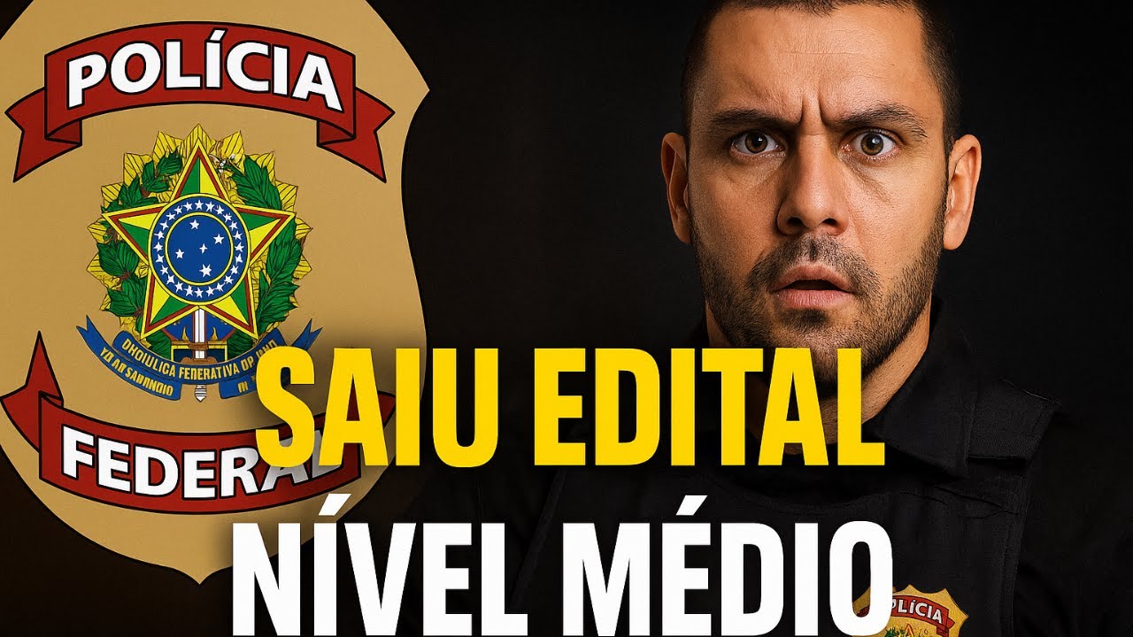 ⚠️ SAIU O EDITAL DO CONCURSO PF ADMINISTRATIVO 2025