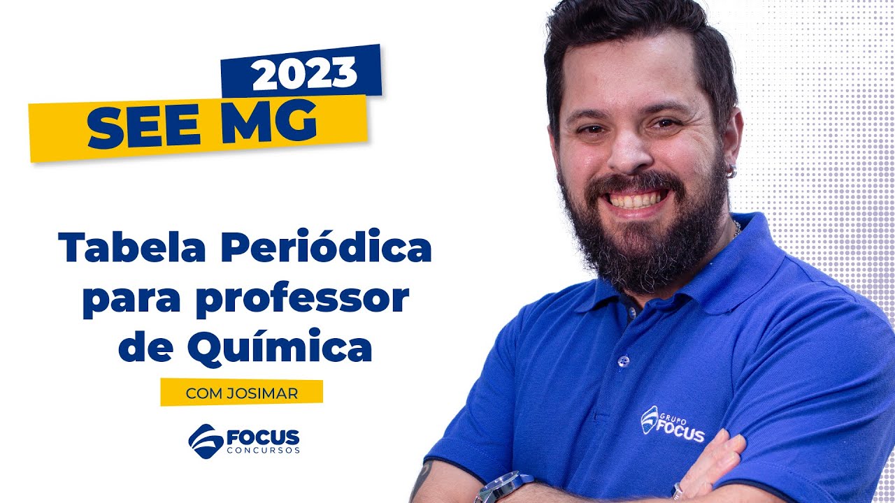 SEE-MG: Tabela periódica para professor de Química