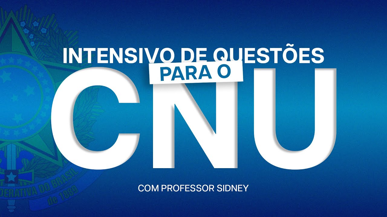 Questões discursivas para CNU (Blocos 1 a 7) ( Nível Superior)
