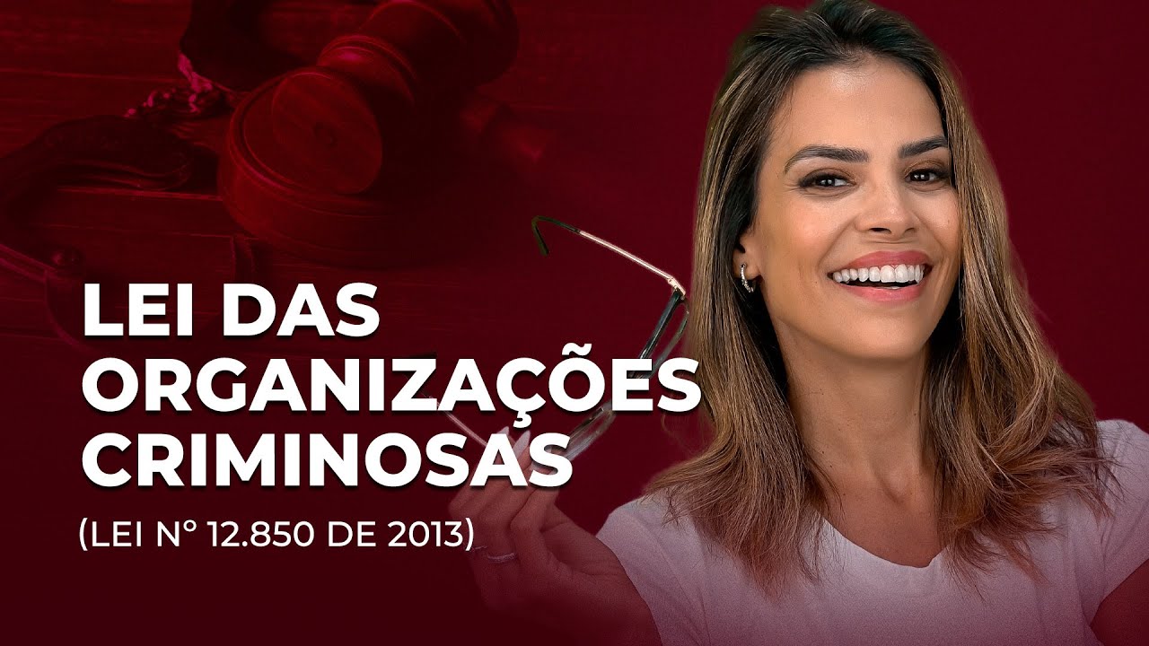 LEI ESQUEMATIZADA - LEI DAS ORGANIZAÇÕES CRIMINOSAS  (Lei nº 12.850 DE 2013)