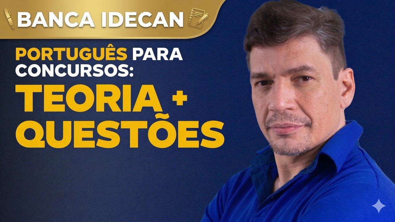 Vozes verbais, Conjunções e Colocação pronominal para banca IDECAN
