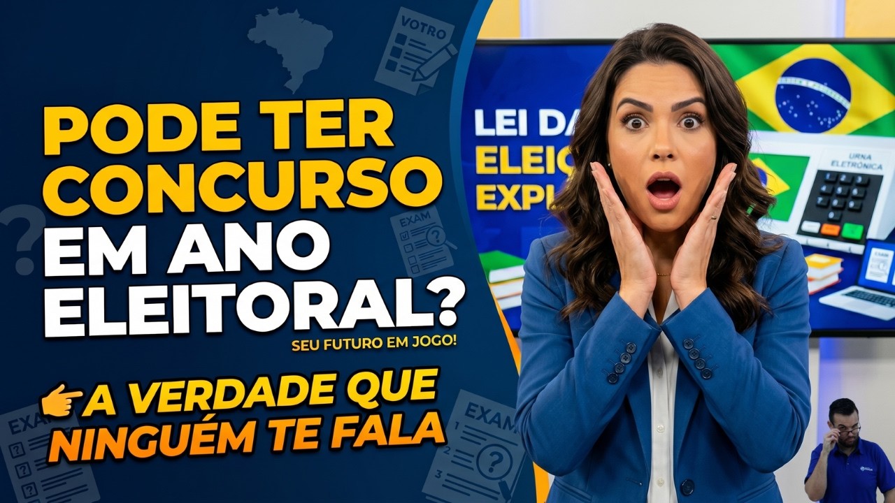 Pode ter concurso em ano eleitoral? A verdade que ninguém te fala