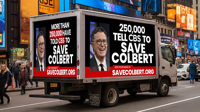 The billboard truck!