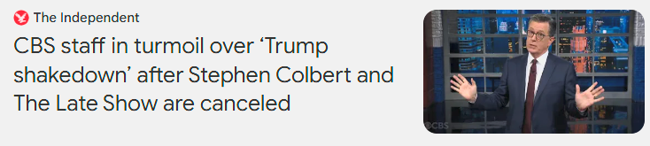 The Independent headline