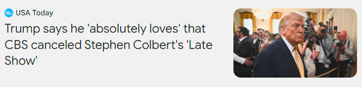 USA Today headline