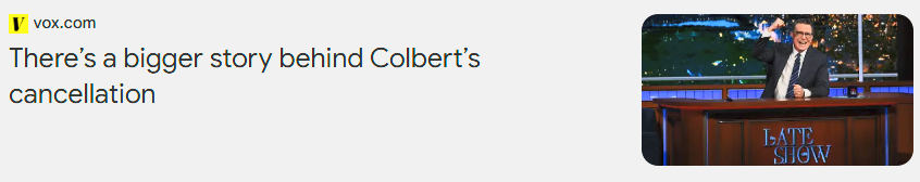 Vox headline