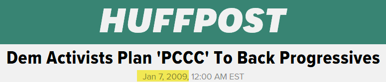 HUFFINGTON POST: Dem Activists Plan 'PCCC' to Back Progressives