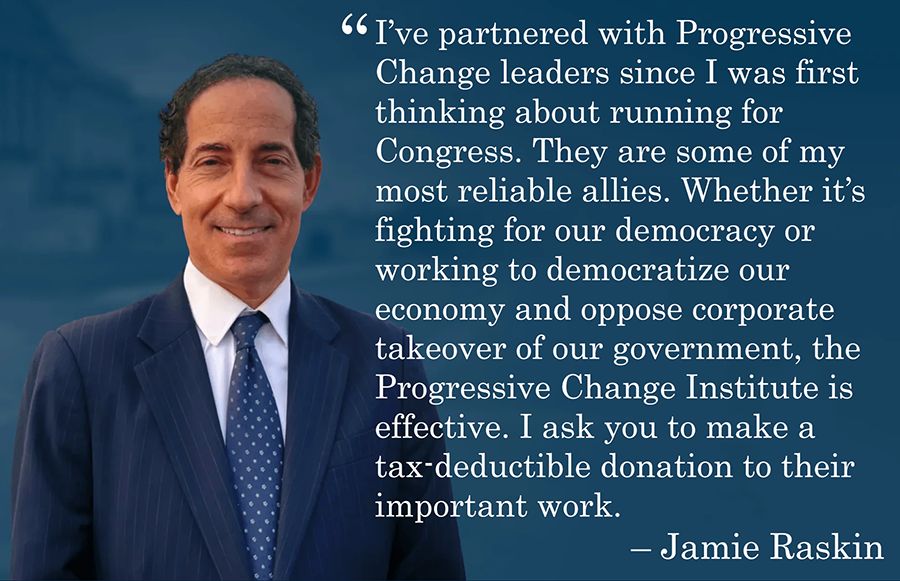 Turn on images to see the quote from Jamie Raskin.