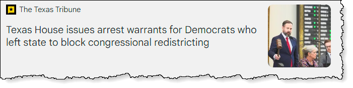 THE GUARDIAN: It's really theft: the Republican plan to redraw Texas maps - and grab more power.