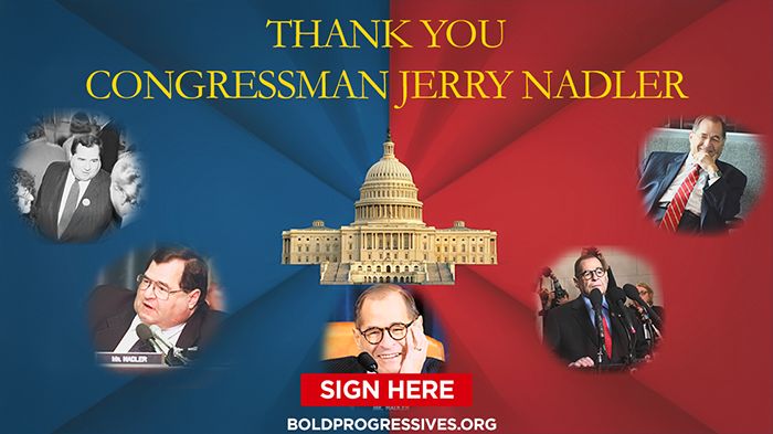 Thank you Congressman Jerry Nadler!