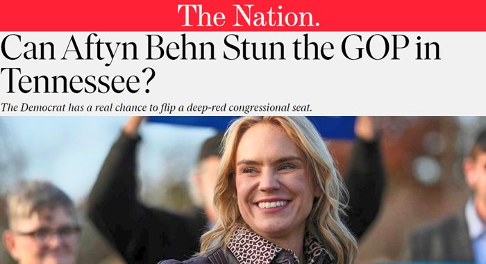 The Nation: Can Aftyn Behn Stun the GOP in Tennessee?