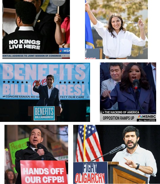 Maxwell Frost, AOC, Ro Khanna, Jasmine Crockett, Jamie Raskin, Greg Casar