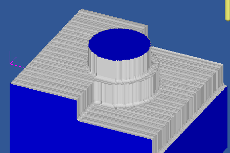 Cut Simulation of Flat Roughing