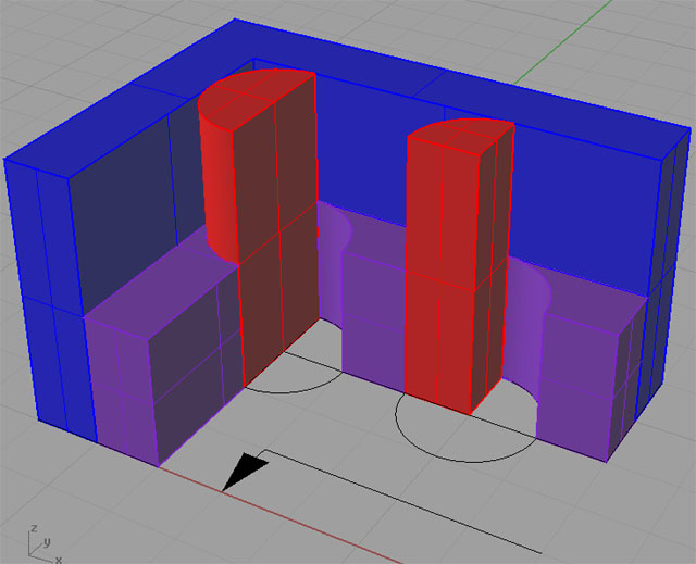 Tool engagement angle in a corner