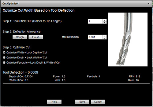 Tool deflection