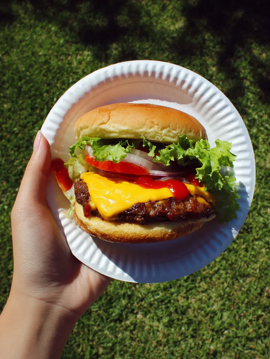 Hamburguesa Con Queso