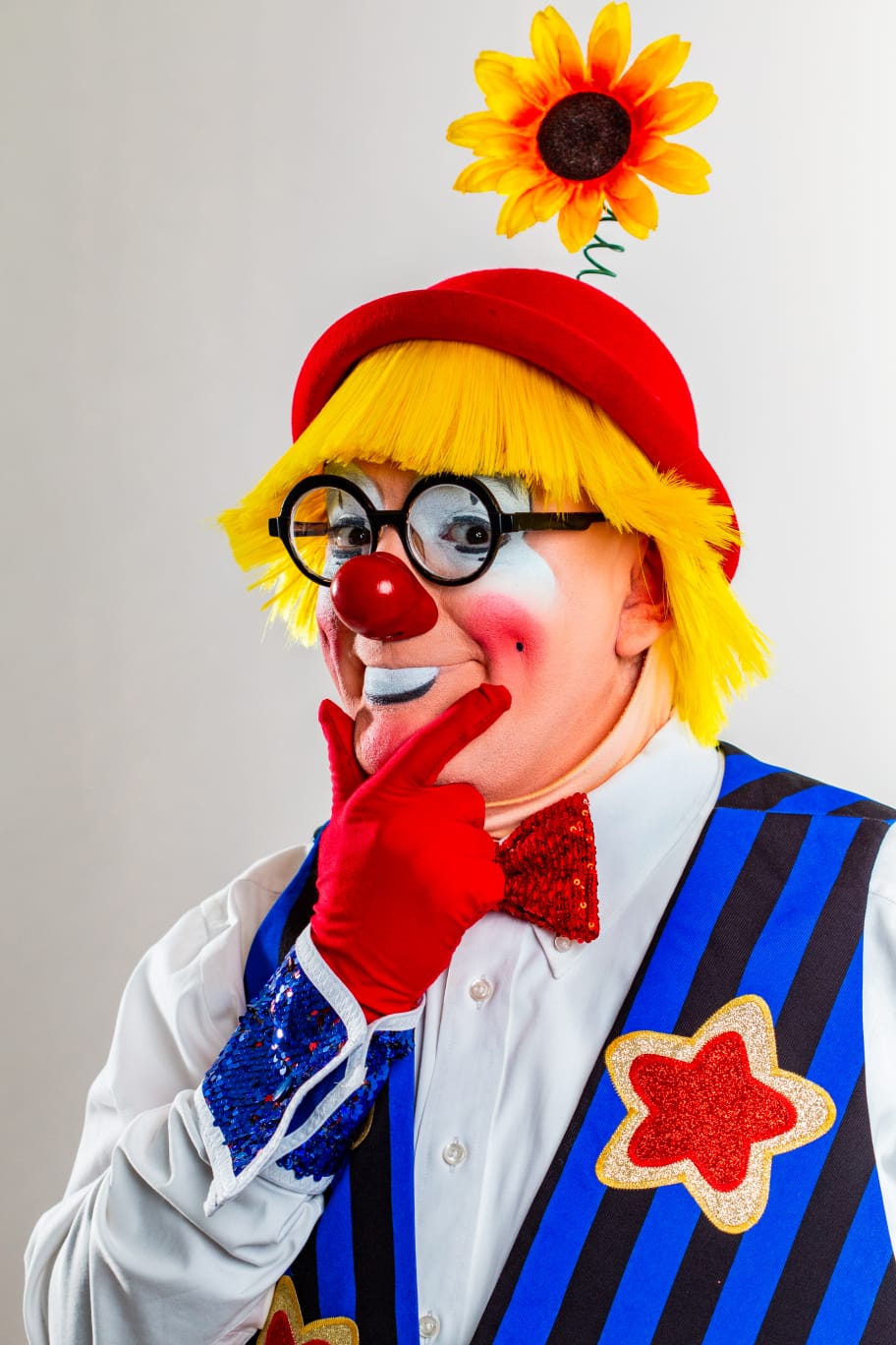 Payaso Lero y sus figuritas con globo