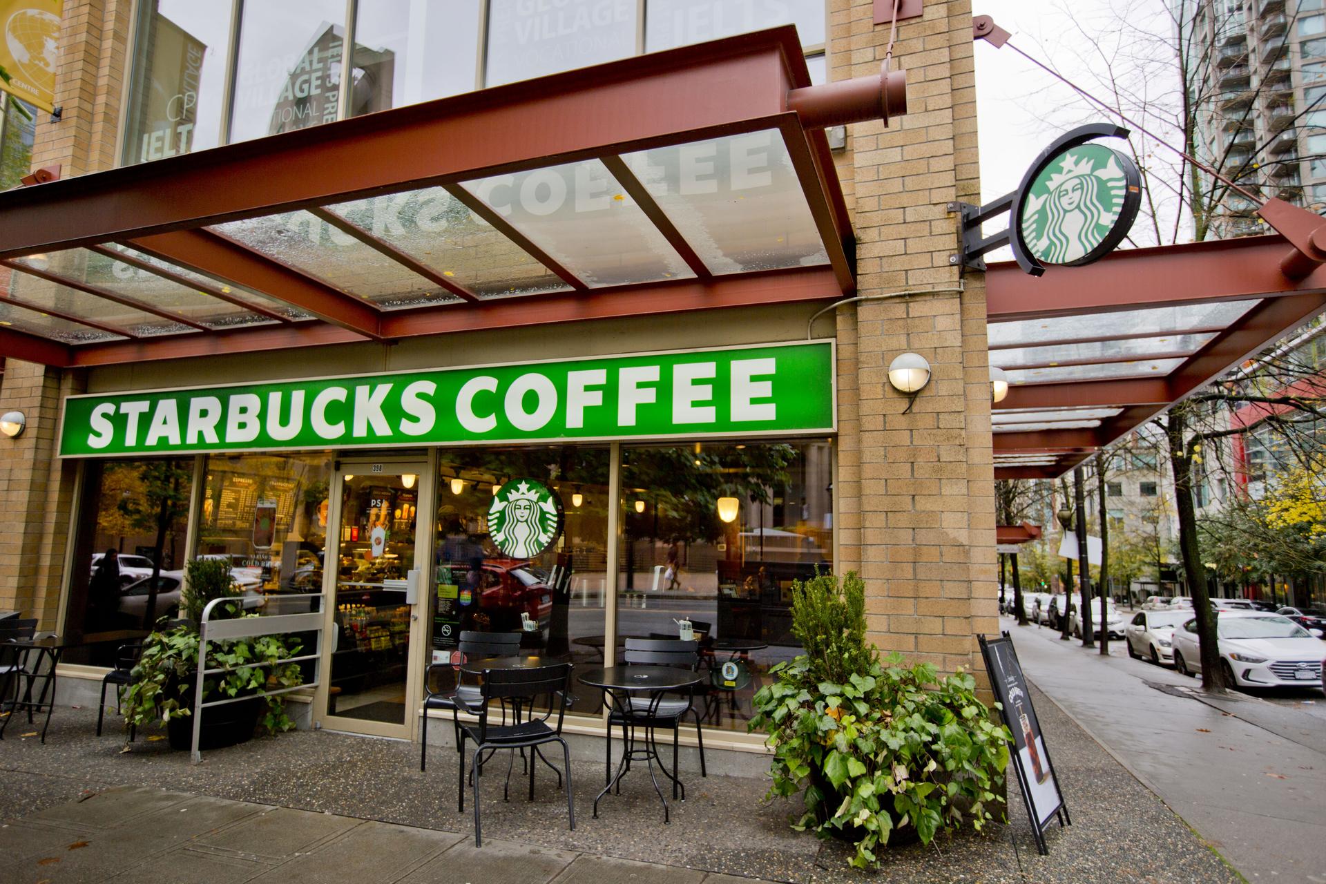 Photo of a Starbucks Store