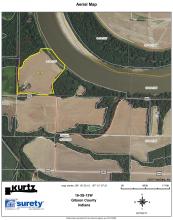 Tract 1 Land Co FSA Map (44 acres+/-)