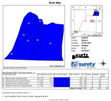 Tract 3 Land Co Soils Map (42 acres +/-)