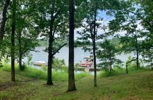 View of the lake