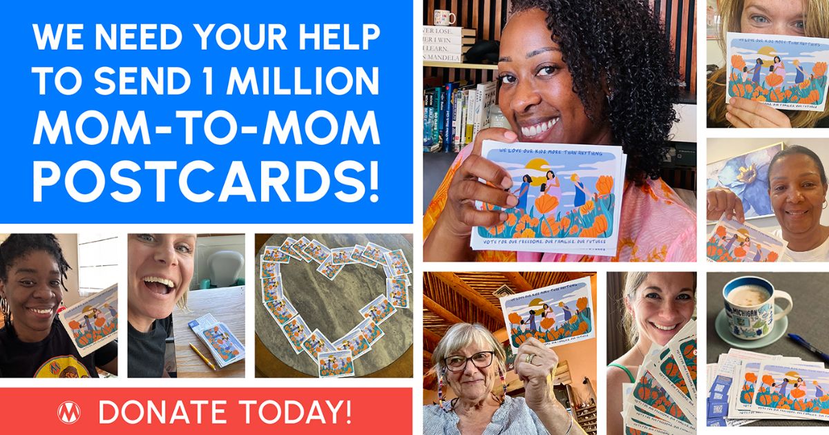 Fund 1 Million Mom-to-Mom Postcards