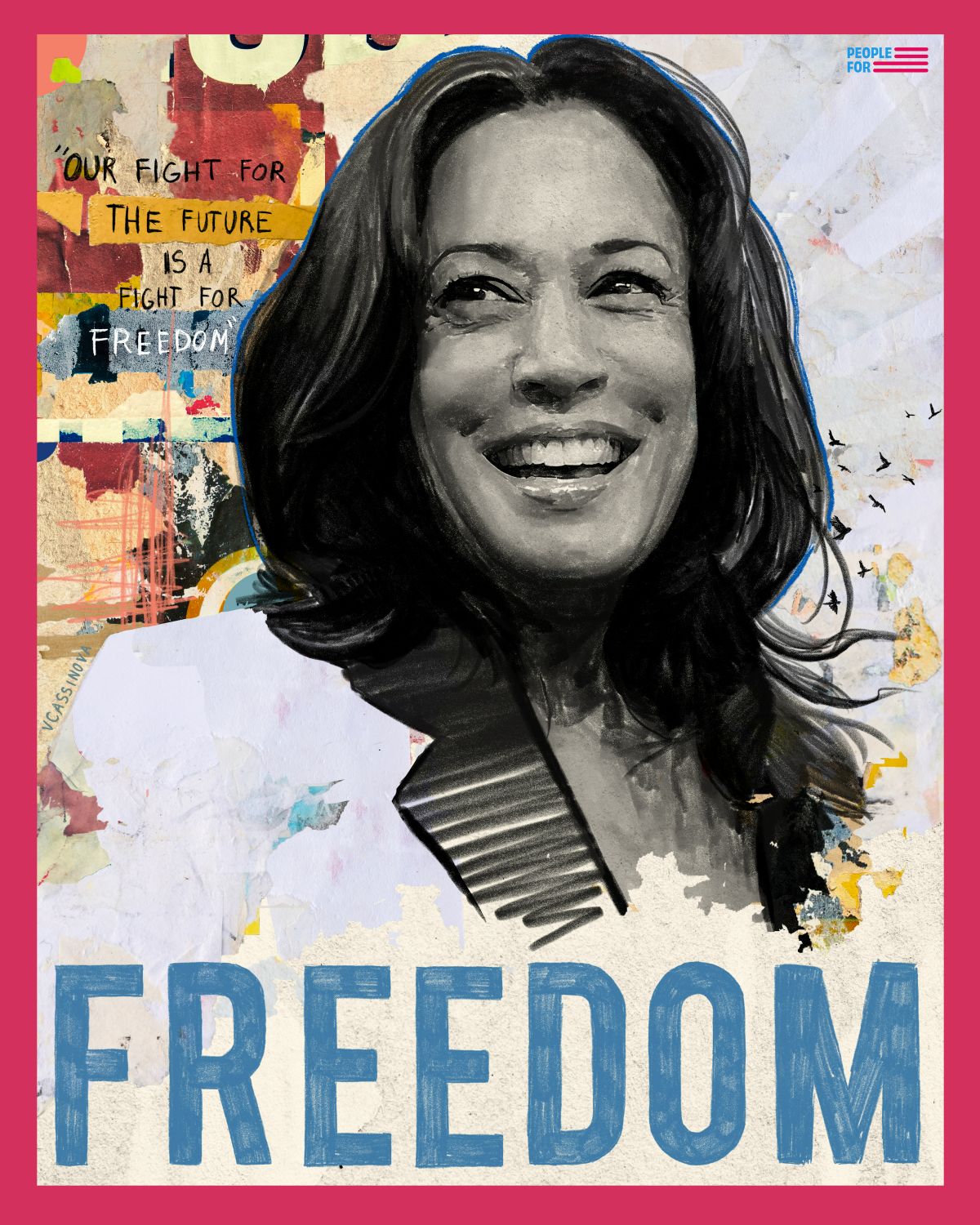 Victoria Cassinova Freedom with Kamala Harris image