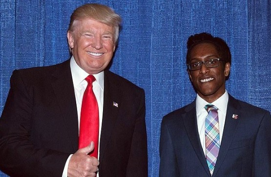 Image of Donald Trump and Ali Alexander.
