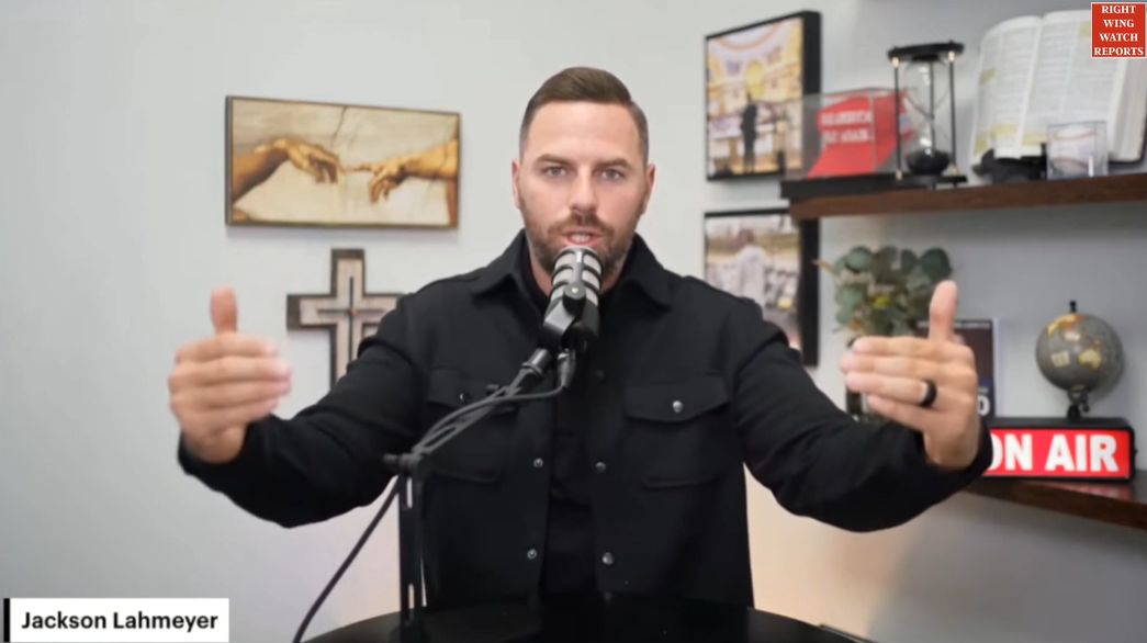 Screengrab of Jackson Lahmeyer's podcast.
