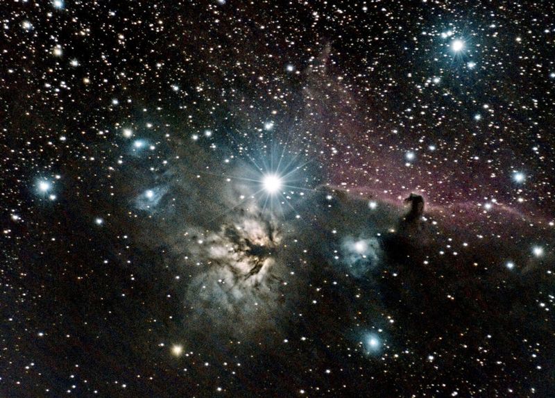 Flame & Horsehead Nebula: Roberto Torres