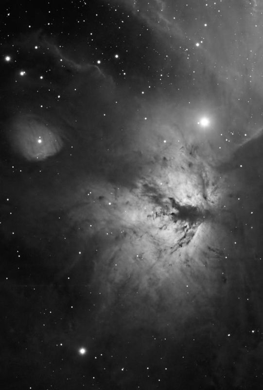 NGC 2024 The Flame Nebula In H-Alpha: Tim Khan