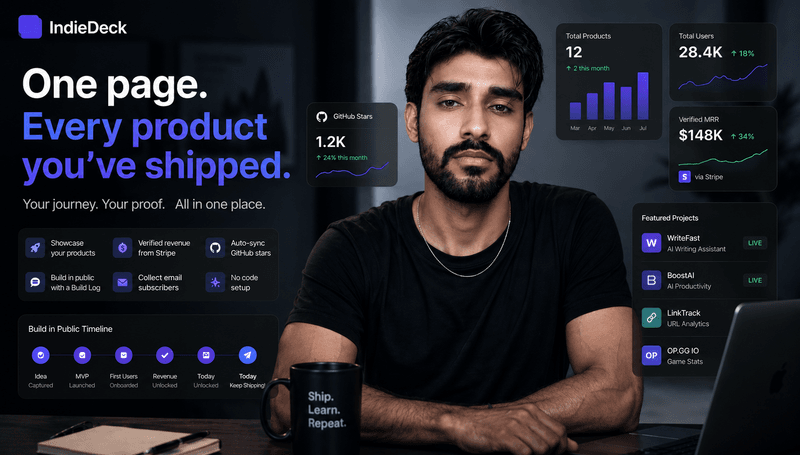 A CS student built an alternative to Linktree for people who actually ship