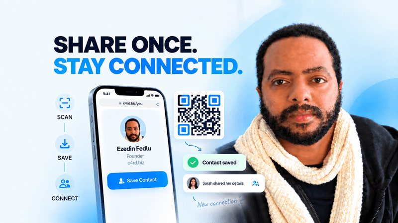 Building a better business card, then realizing that wasn't the problem