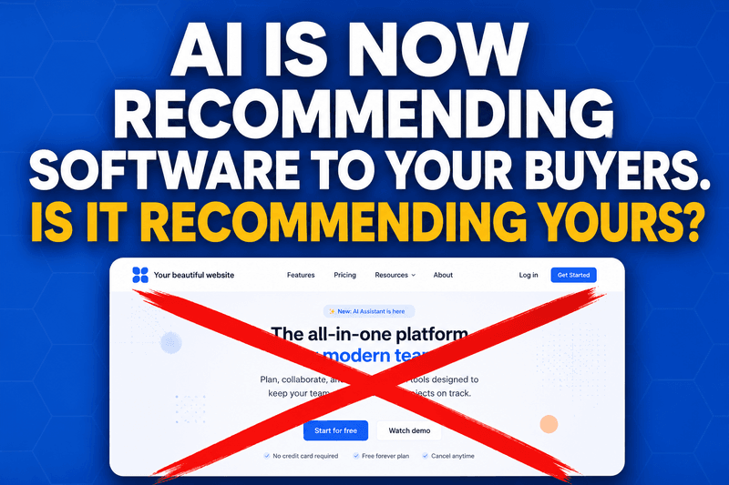 AI is now recommending software to your buyers. Is it recommending yours?