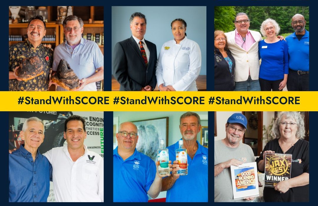 SCORE clients and winners with #StandWithSCORE