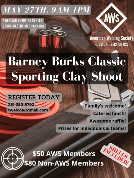 AWS Houston Section May Clay Shoot Announcement