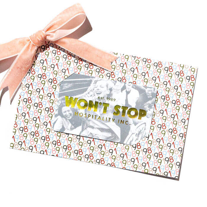 Physical Gift Card, sent by Mail