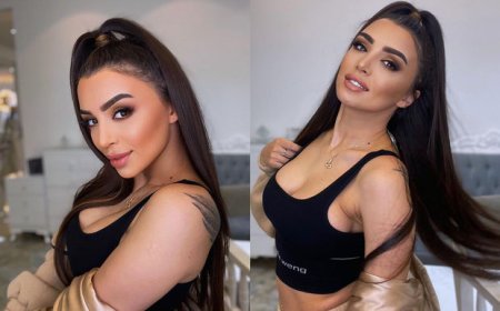 Rəqqasə Renka'nın İlanla Fotosessiyası-FOTOLAR