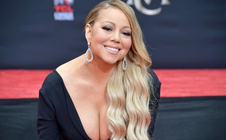 Mariah Carey Rihannanın Sinəsinə İmza Atdı-VİDEO
