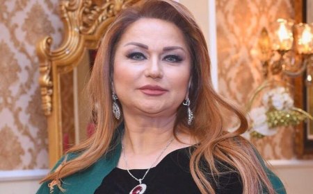 Həyat yoldaşının ad gününü ailəvi şəkildə qeyd etdi-FOTO